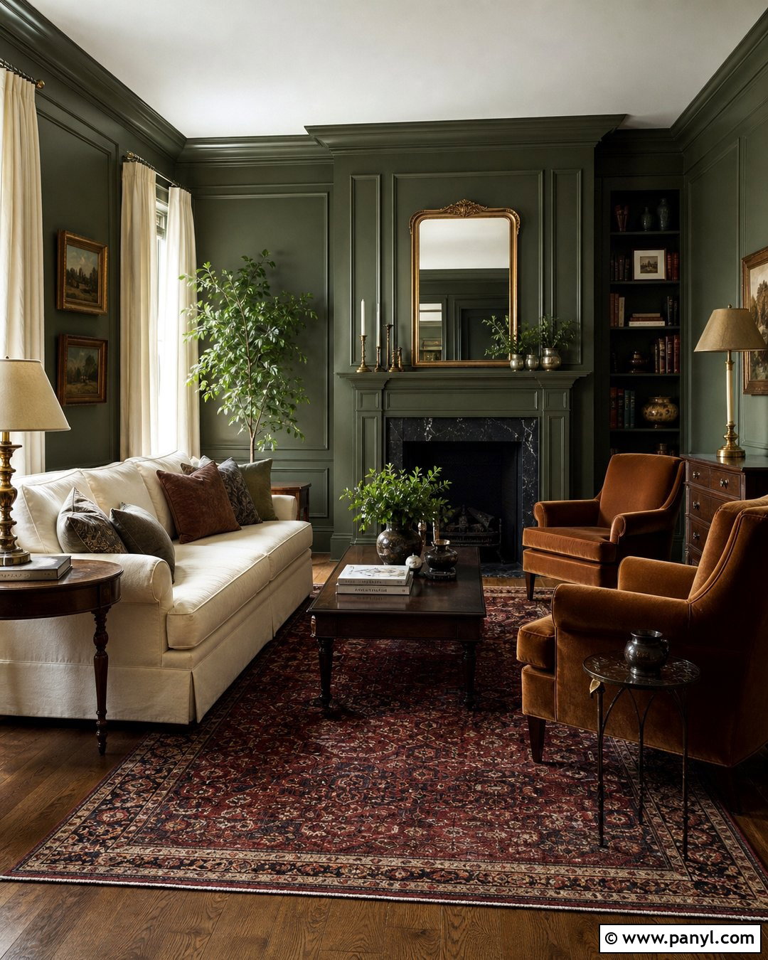 Deep Green Wall Paint - 30 green wall paint colors