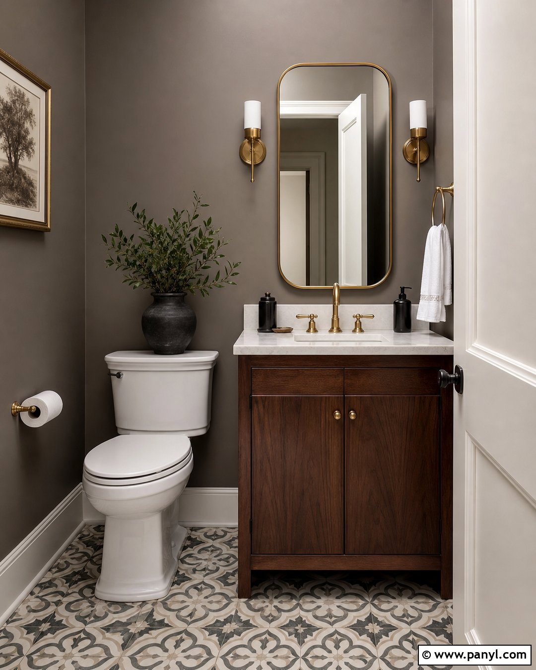 Deep Greige Wall Color For Powder Room - 25 Greige Wall Color Ideas