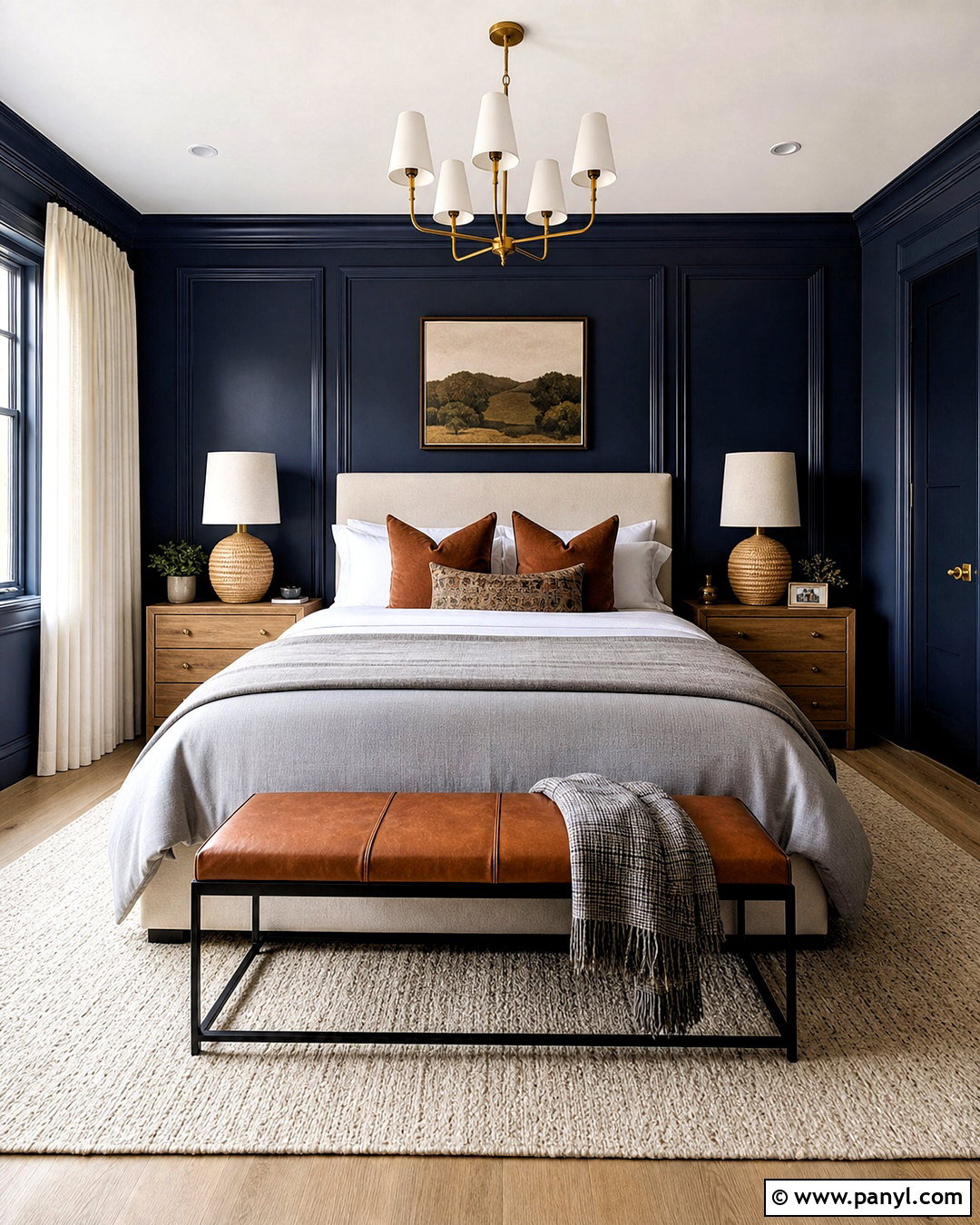 Deep Navy Bedroom Paint Color - 20 room paint colors bedroom ideas