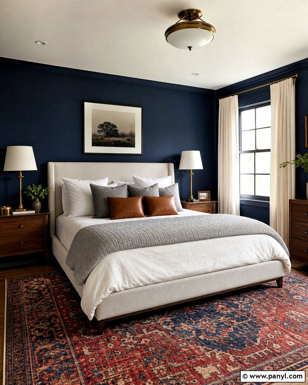 Deep Navy Bedroom Walls - 20 aesthetic wall colors bedroom ideas