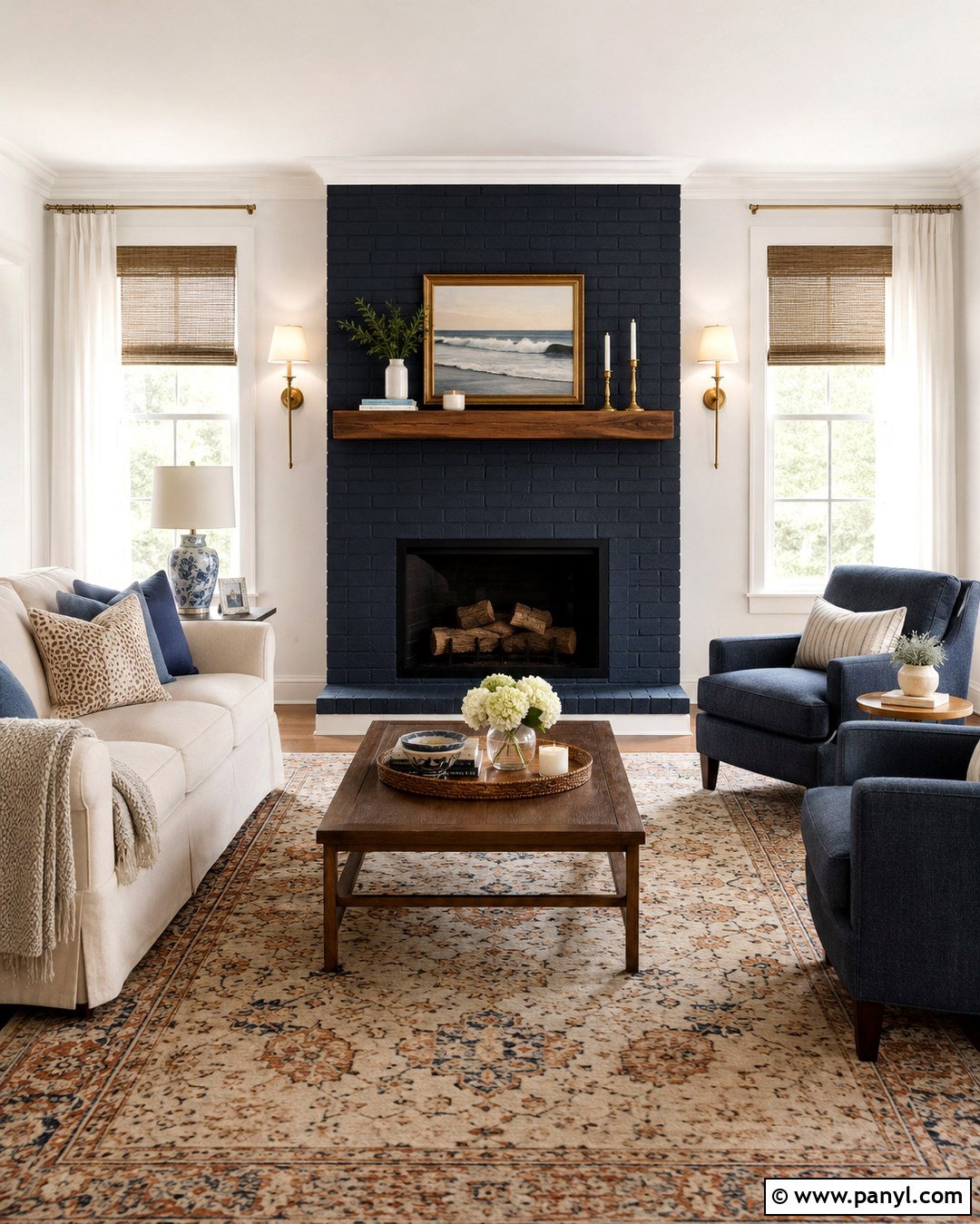 20 Brick Fireplace Coloring Ideas for a Cozy, Updated Look