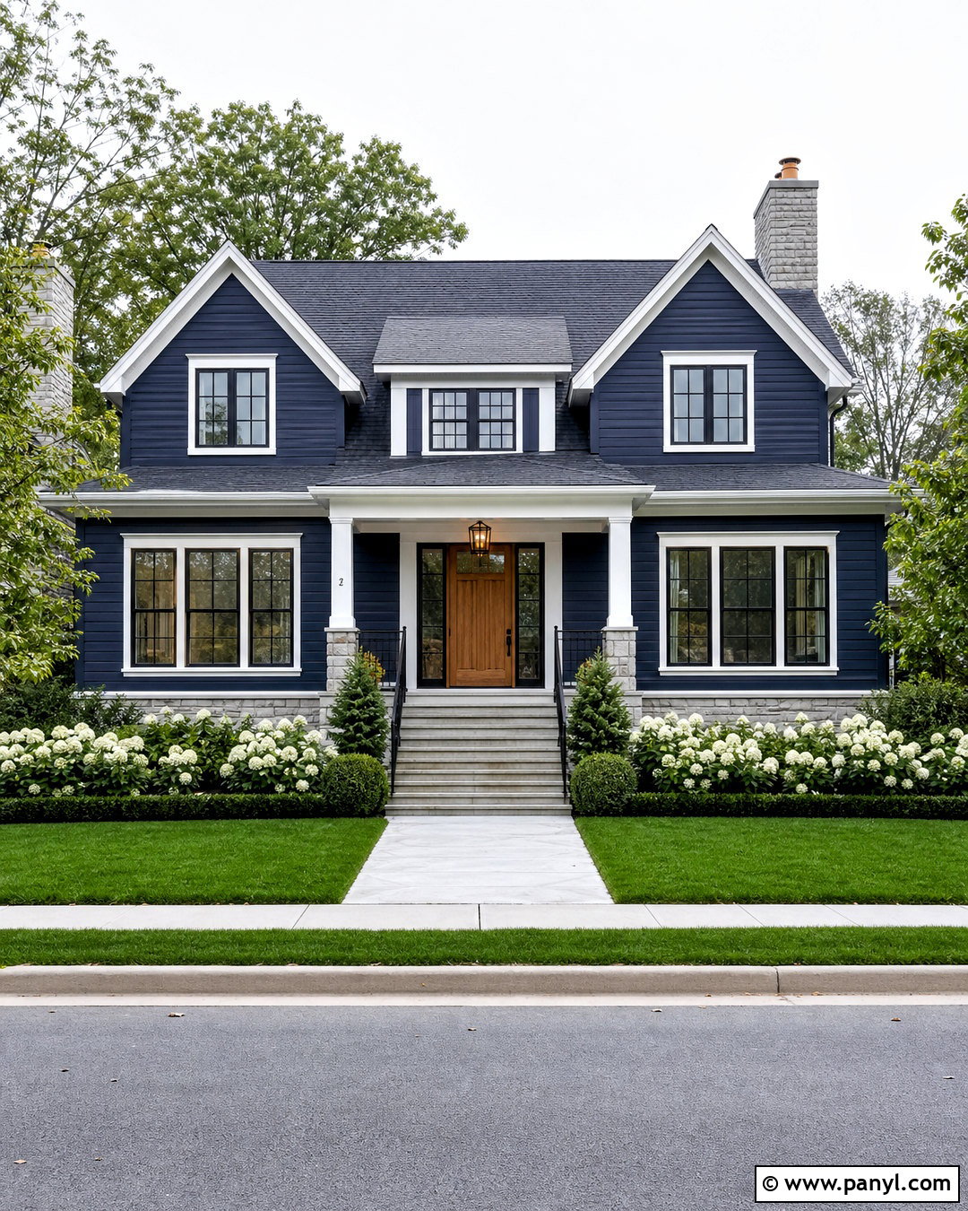 Deep Navy House Color - 20 modern house colors