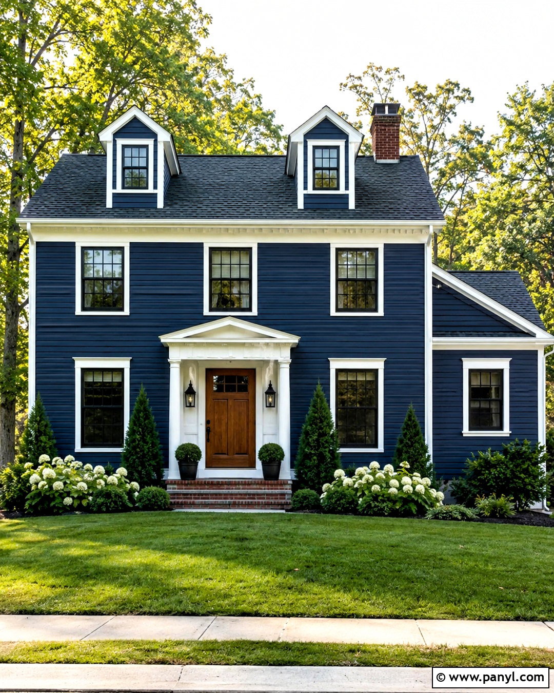 Deep Navy House Exterior - 20 outdoor colours for houses