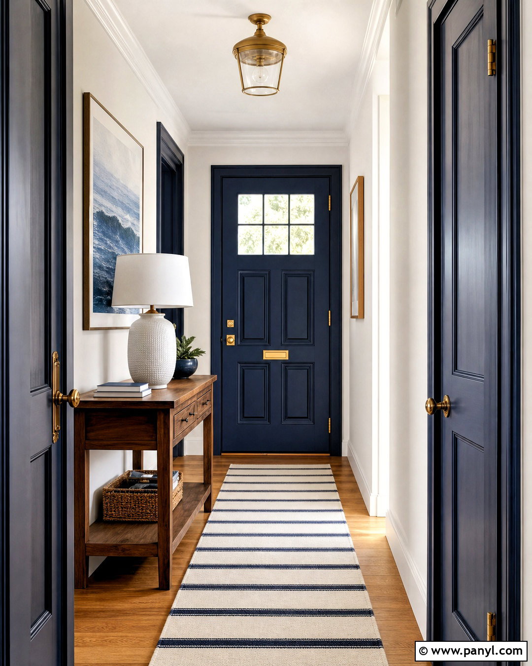 Deep Navy Indoor Door - 20 indoor door colors