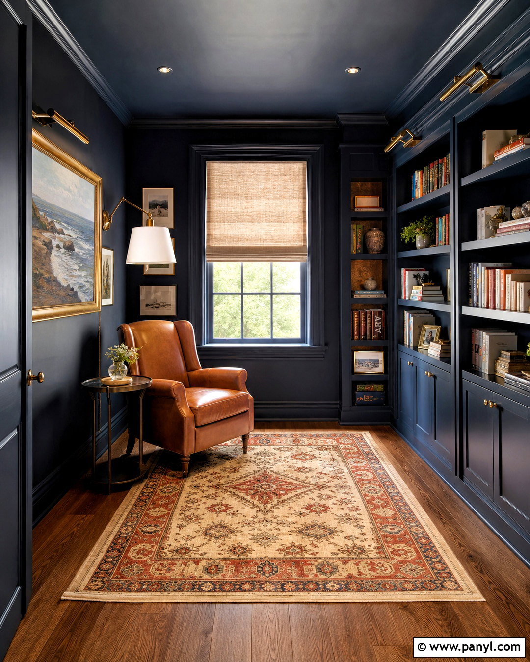 Deep Navy Interior Paint Color - 20 interior paint colors for house ideas