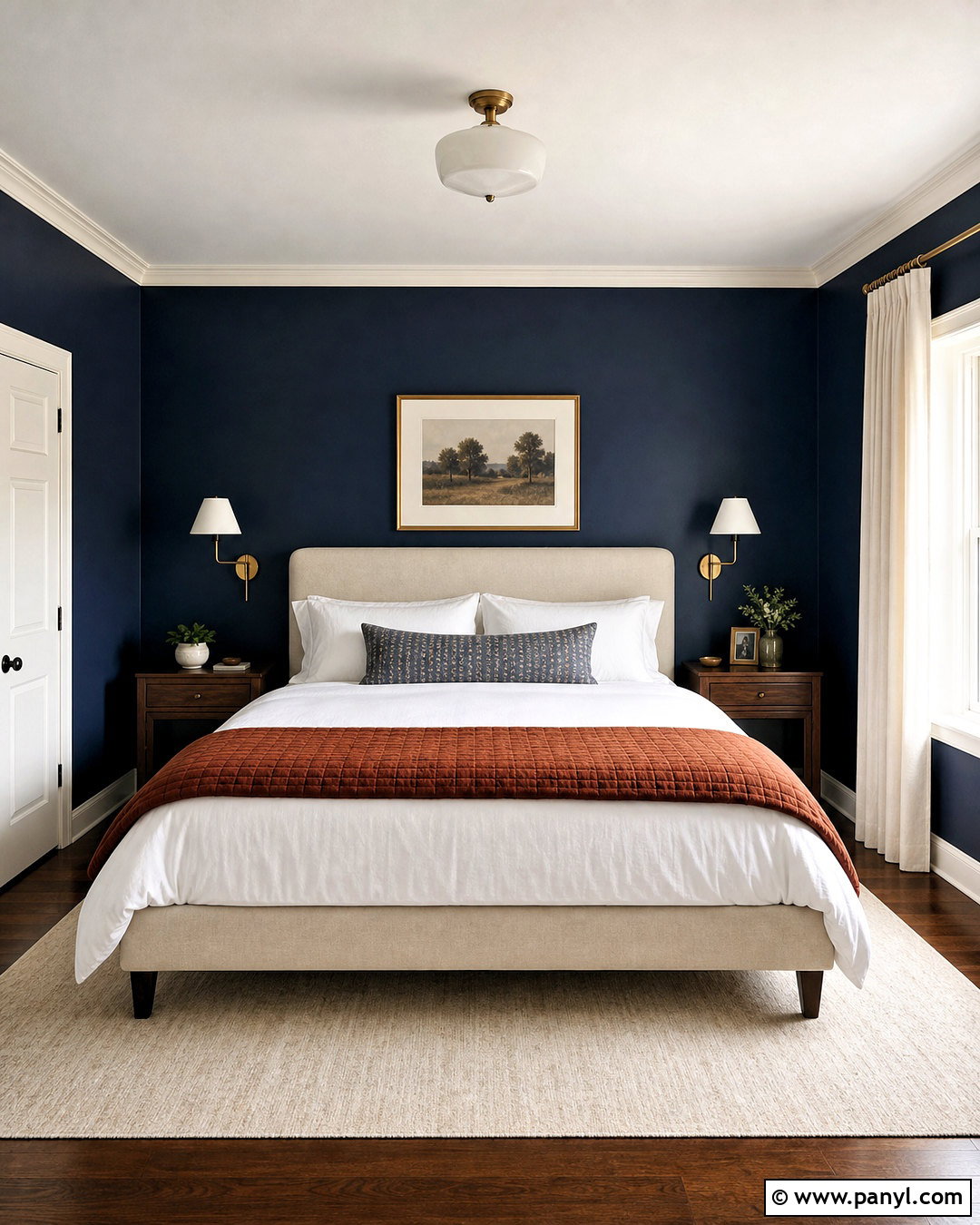 Deep Navy Interior Paint Color - 20 best interior paint colors