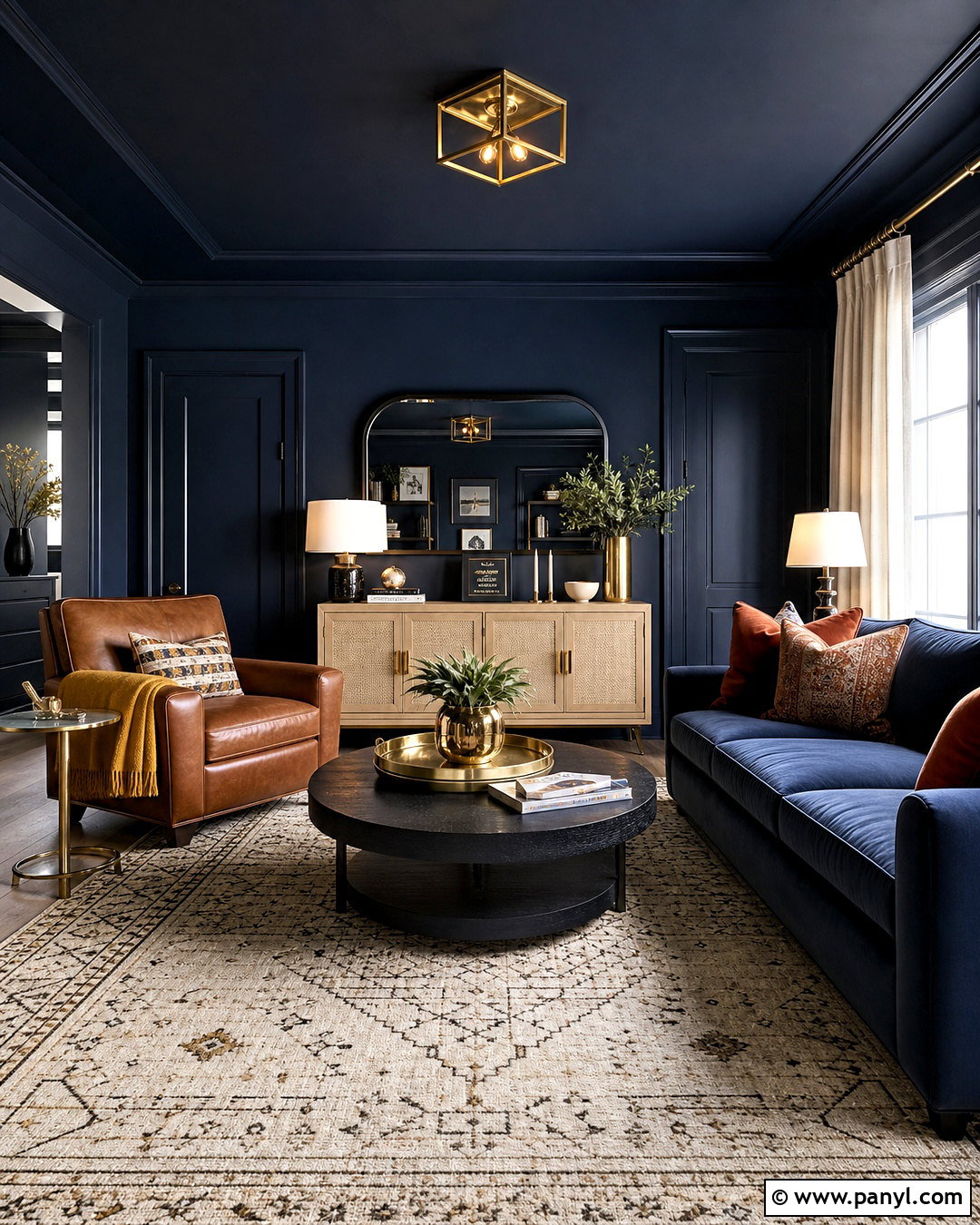 Deep Navy Paint - 20 interior paint trends