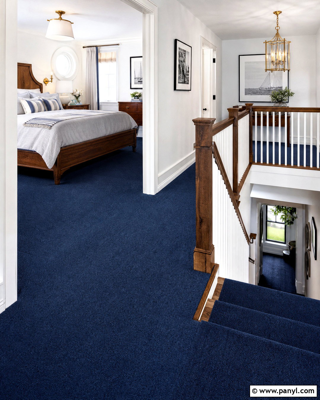 Deep Navy Upstairs Carpet - 20 upstairs carpet ideas