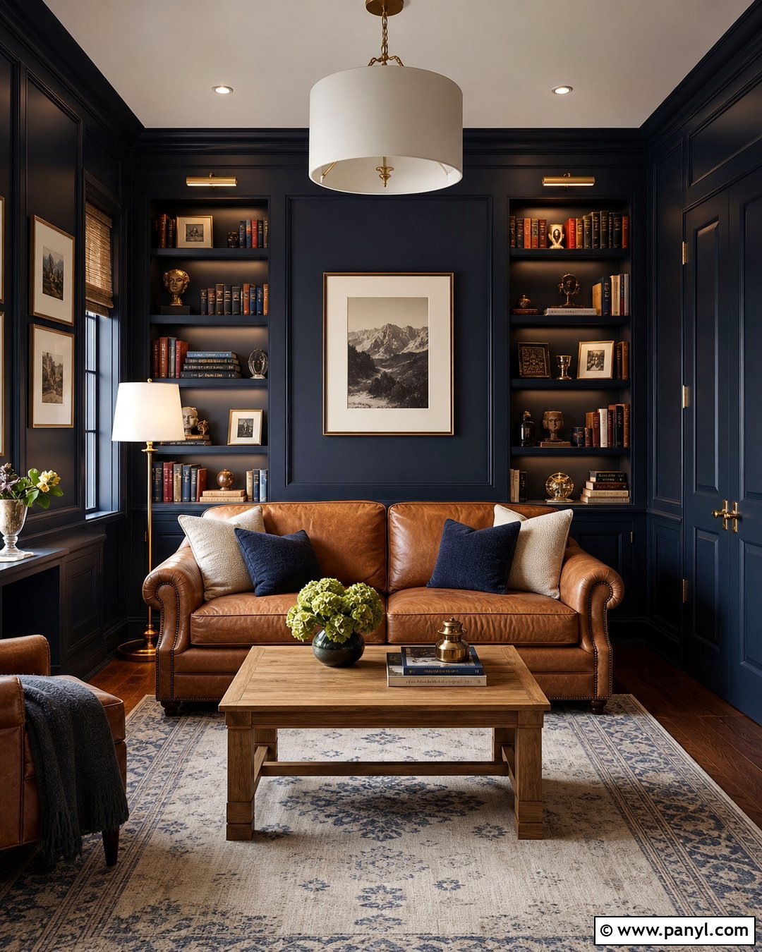 Deep Navy Wall Color - 20 Best Wall Color For Dark Room Ideas