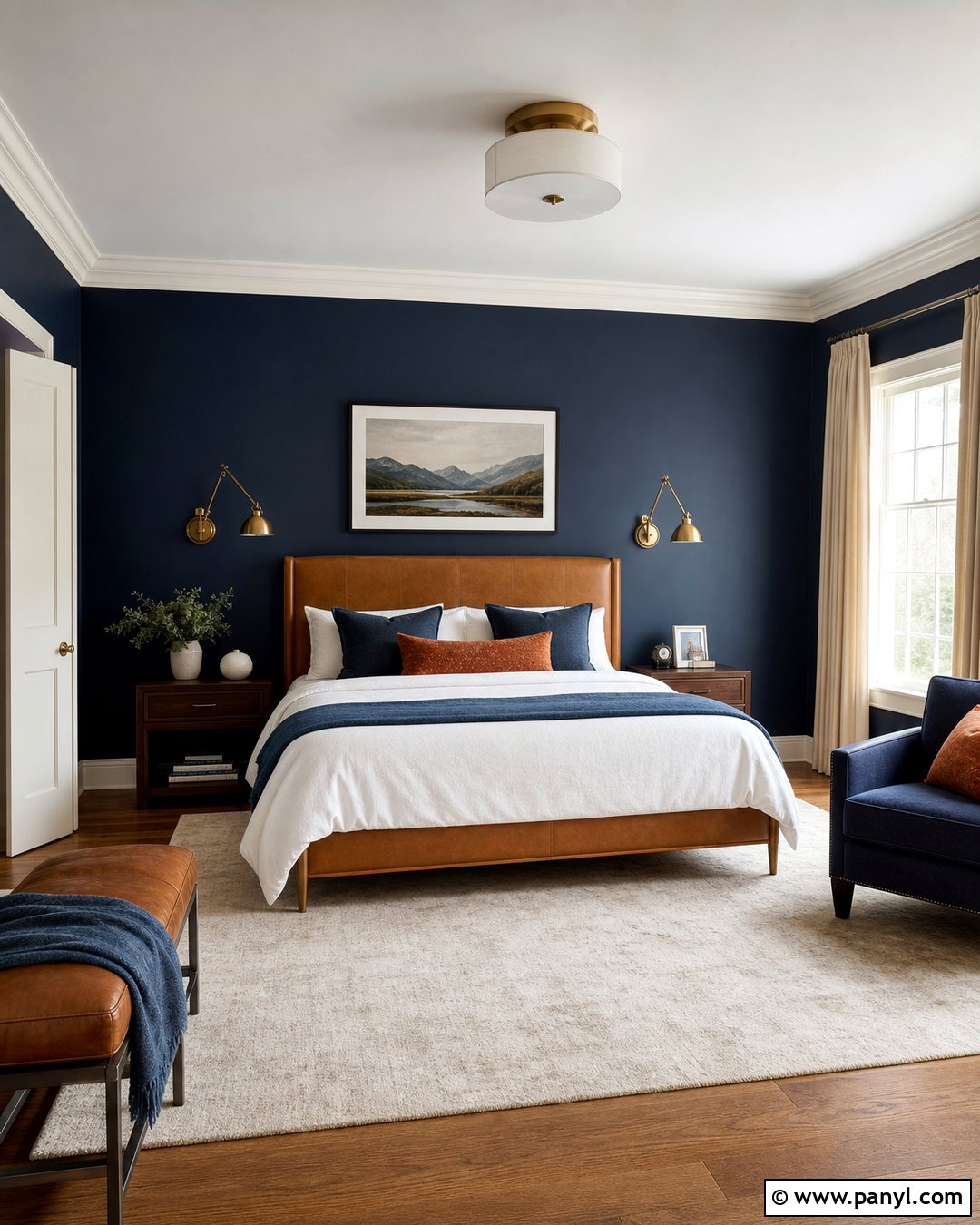 Deep Navy Wall Color - 25 Trending Wall Colors 2027
