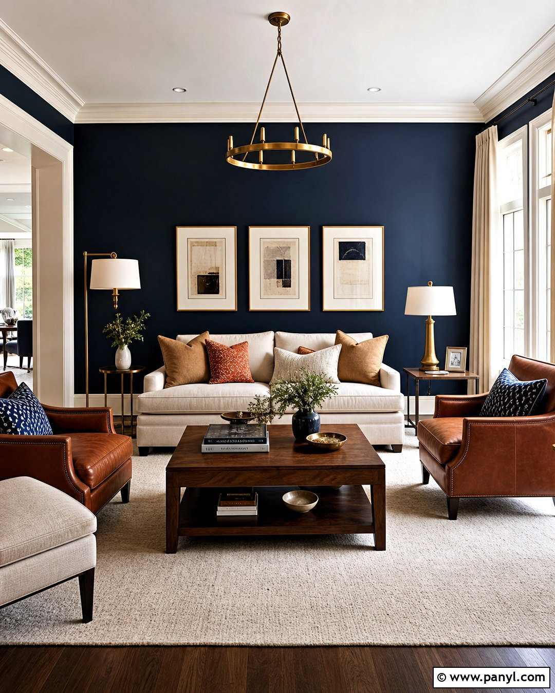 Deep Navy Wall Paint - 20 painting colours for walls