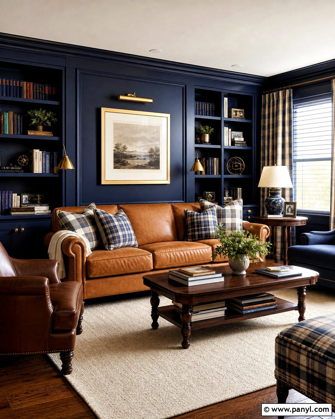 Deep Navy Wall Paint - 20 wall paint colour ideas