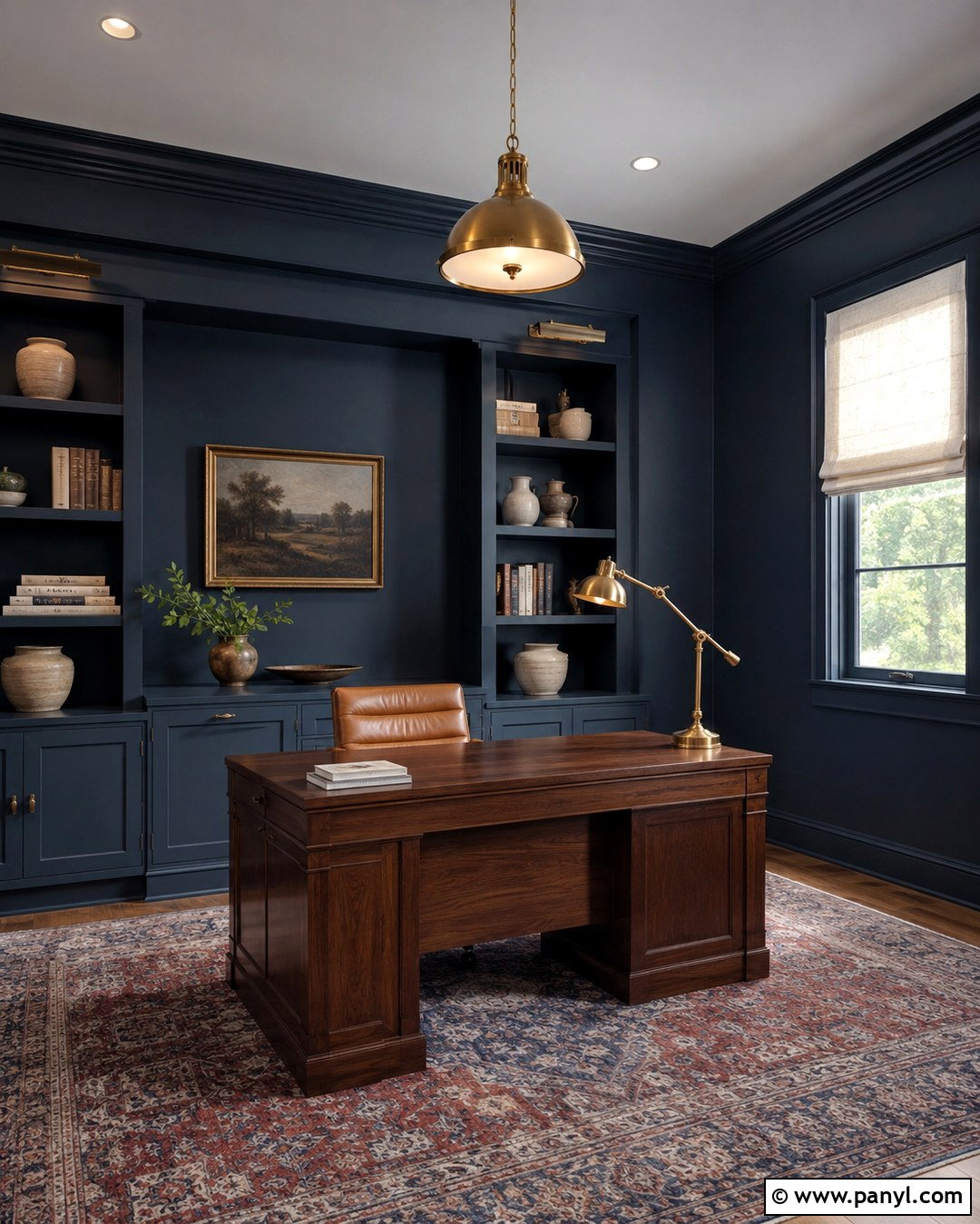 Deep Navy Wall Paint Color - 20 Cool Wall Paint Colors