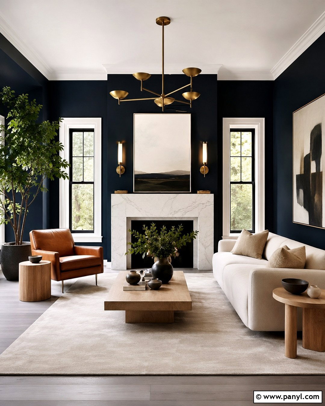 Deep Navy Wall Paint With Grey Floors - 20 Best Wall Paint For Grey Floors