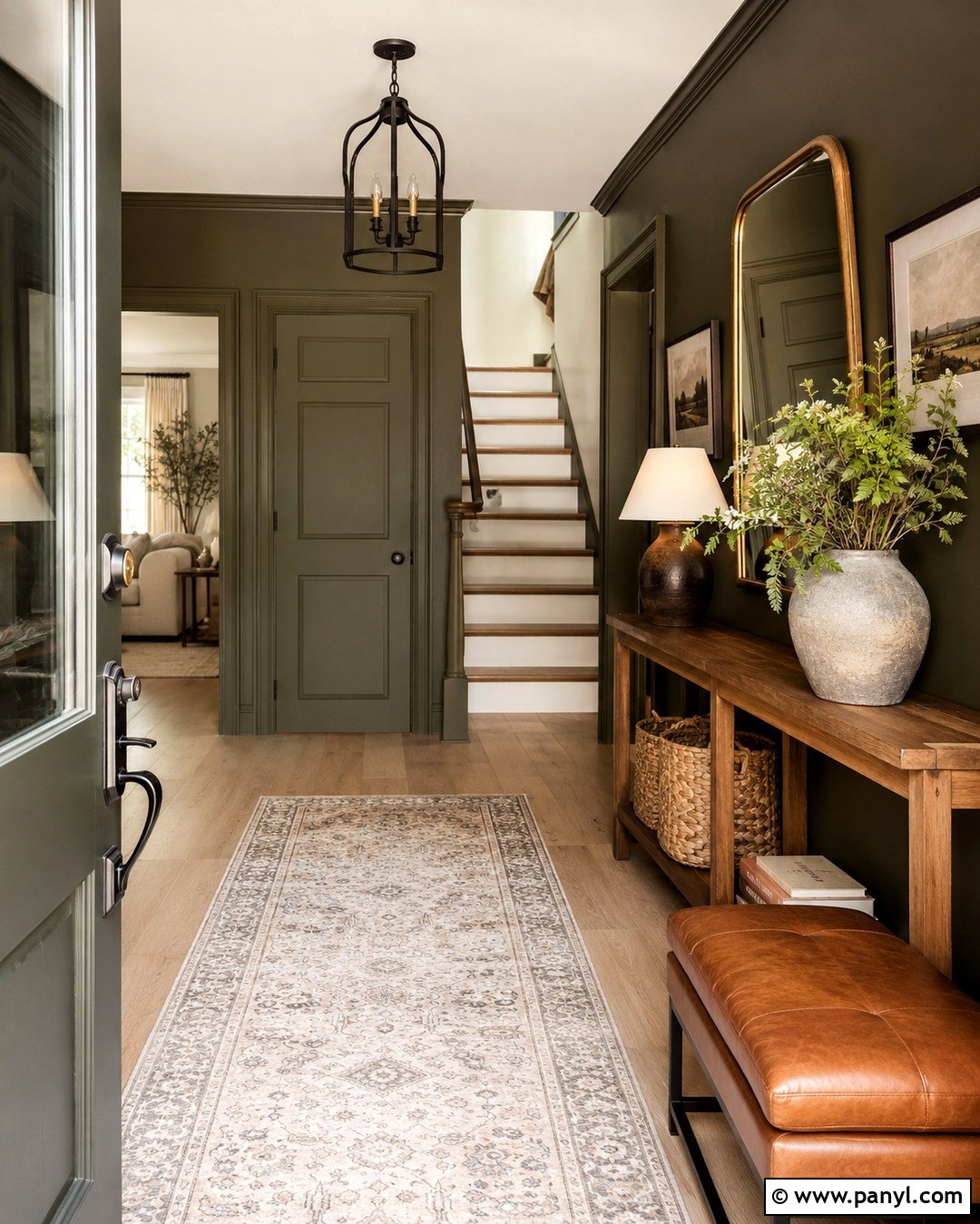 Deep Olive Wall Color - 20 Dark Moody Wall Colors