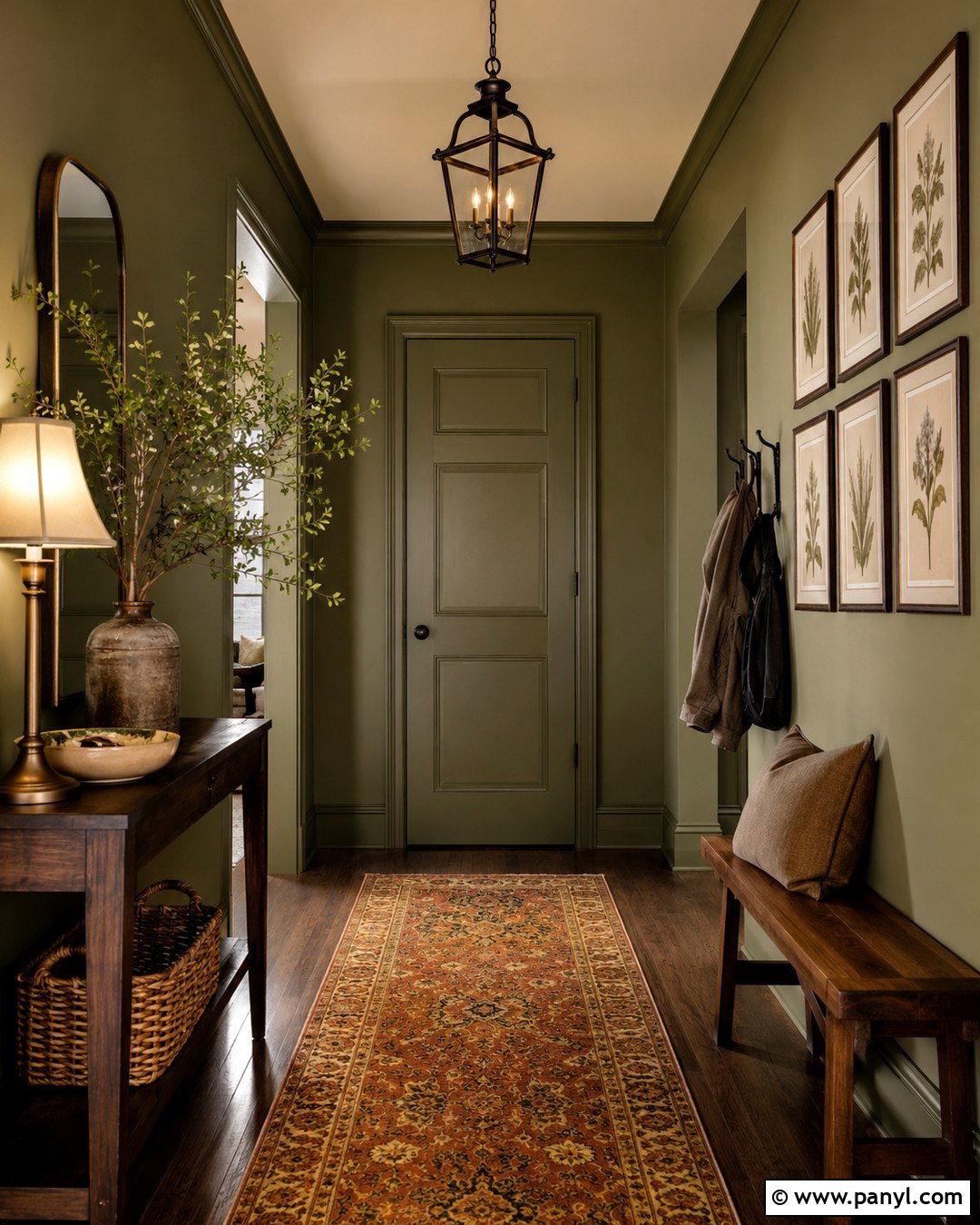 Deep Olive Wall Paint - 20 Witchy Wall Paint Colors
