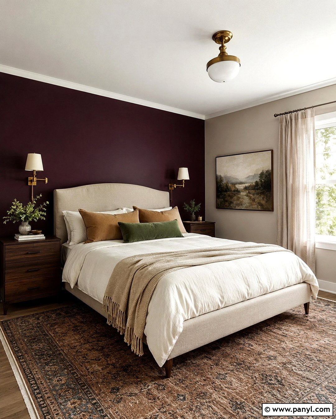 Deep Plum Accent Wall - 20 Accent Wall Colors 2027