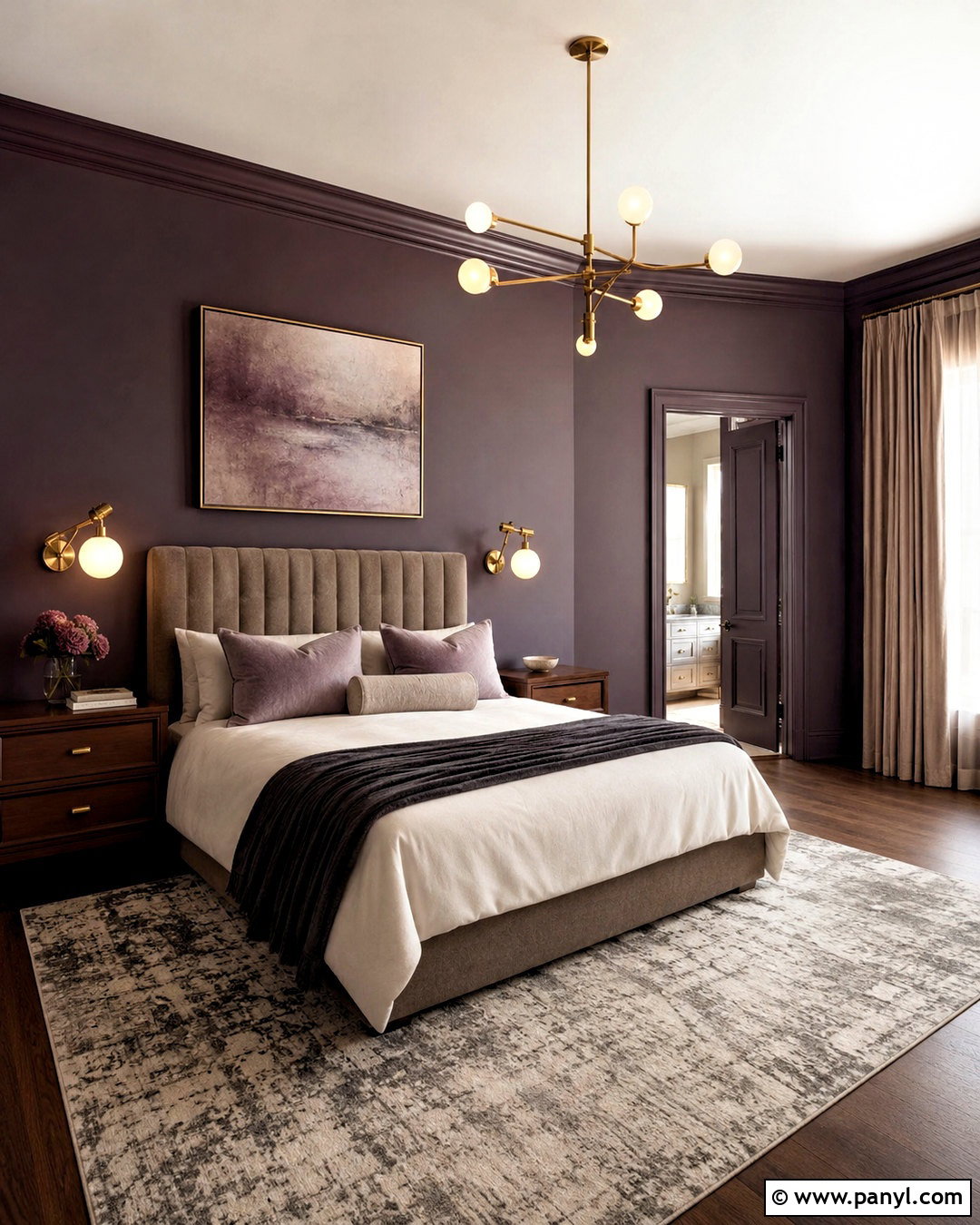 Deep Plum Bedroom Paint - 20 moody bedroom paint colors