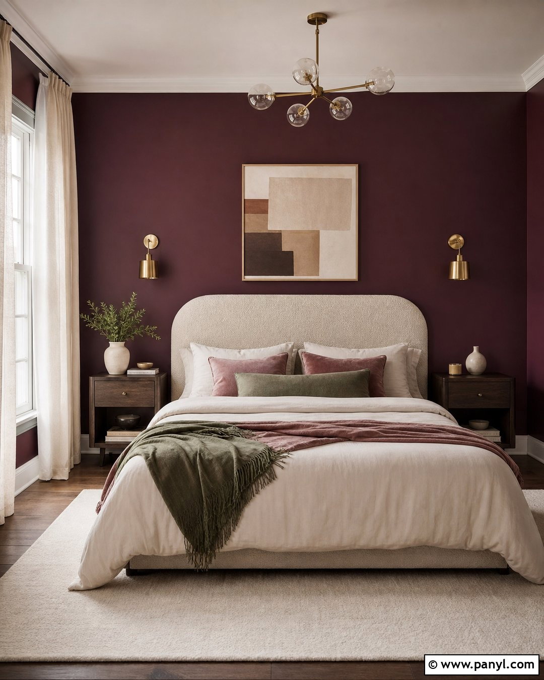 Deep Plum Bedroom Walls - 30 room wall color ideas bedrooms