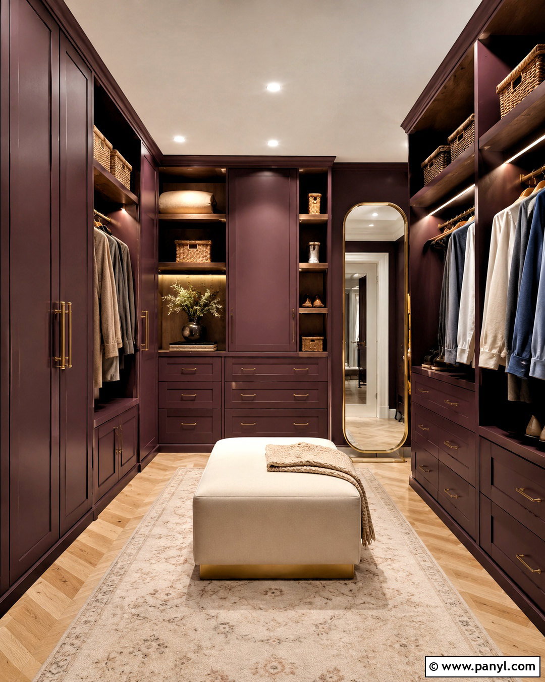 Deep Plum Dressing Room - 20 dark room colors