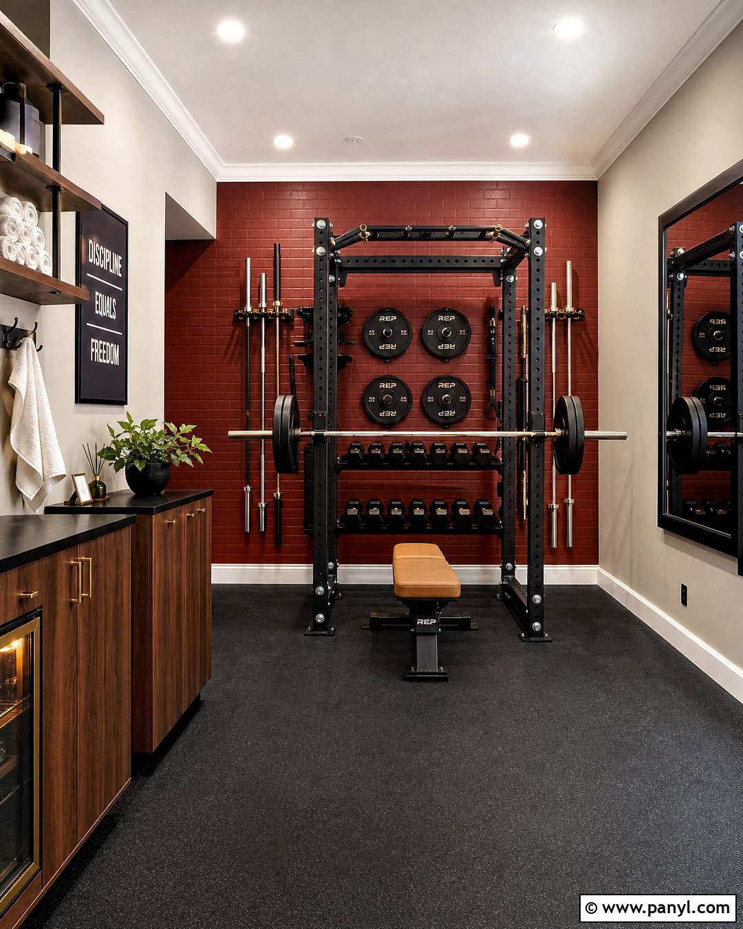 Deep Red Workout Room Paint - 20 workout room paint colors
