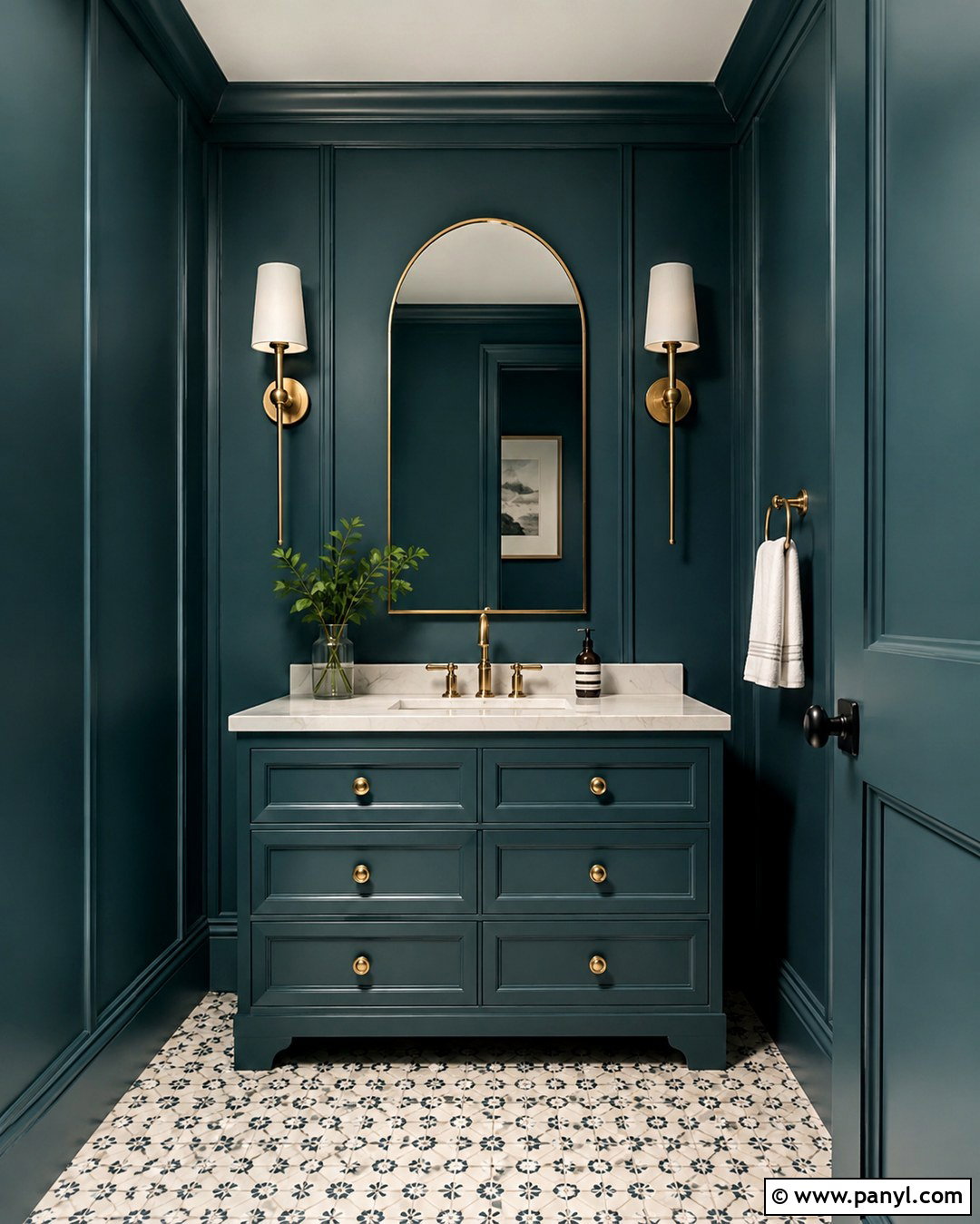 Deep Teal All Over Wall Color - 20 All Over Wall Color Ideas