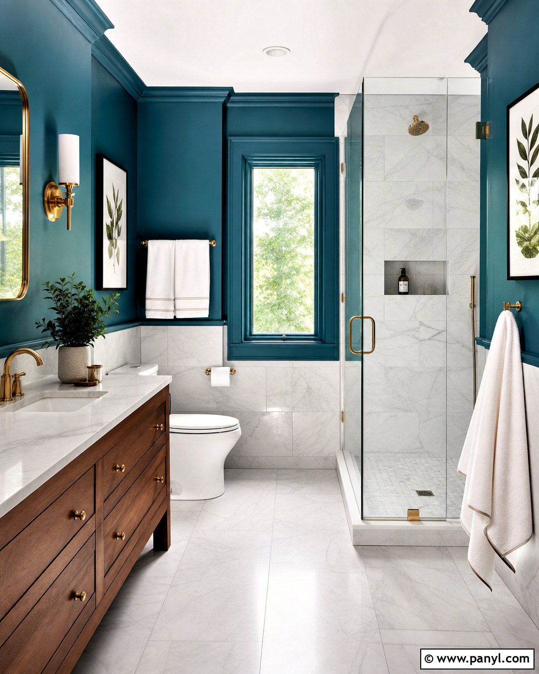 Deep Teal Bathroom Wall Paint - 20 wall paint inspiration ideas