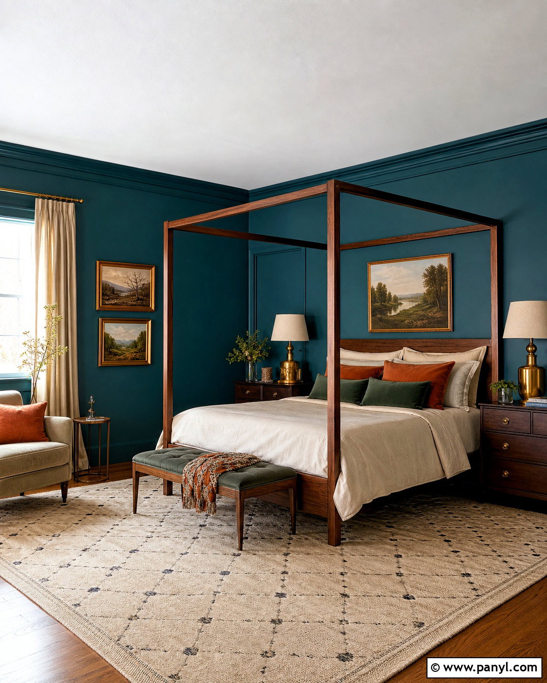 Deep Teal Bedroom Paint Colors - 20 room colour ideas bedroom paint colors
