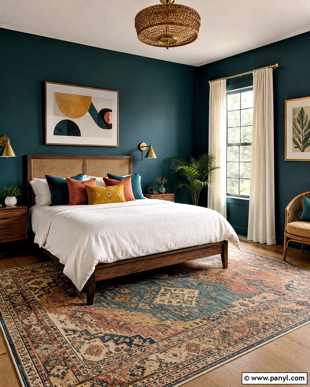 Deep Teal Bedroom Walls - 20 dark bedroom wall colors