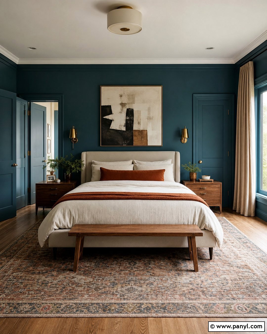 Deep Teal Bedroom Walls - 50 home wall colour ideas