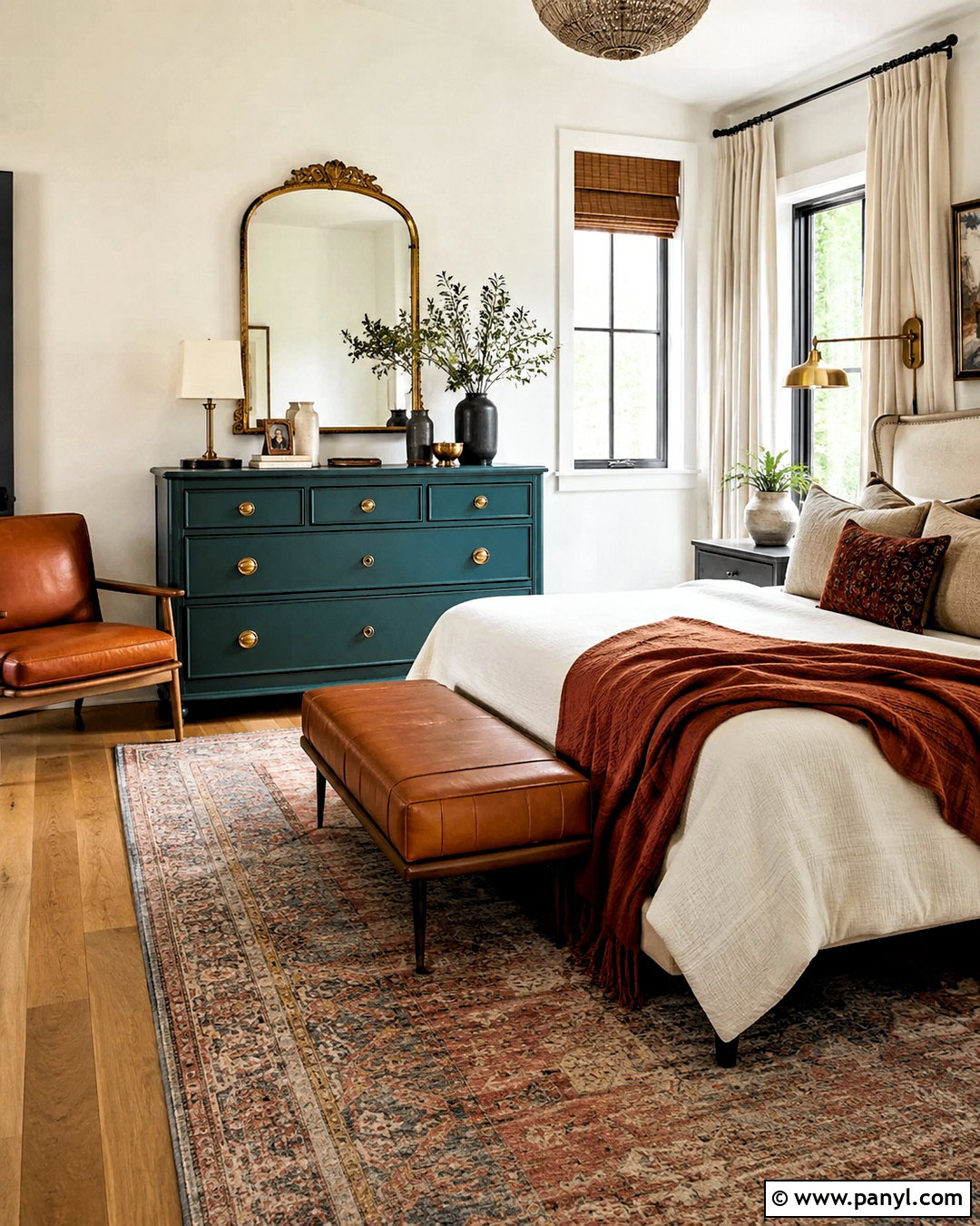 Deep Teal Dresser - 20 dresser color ideas