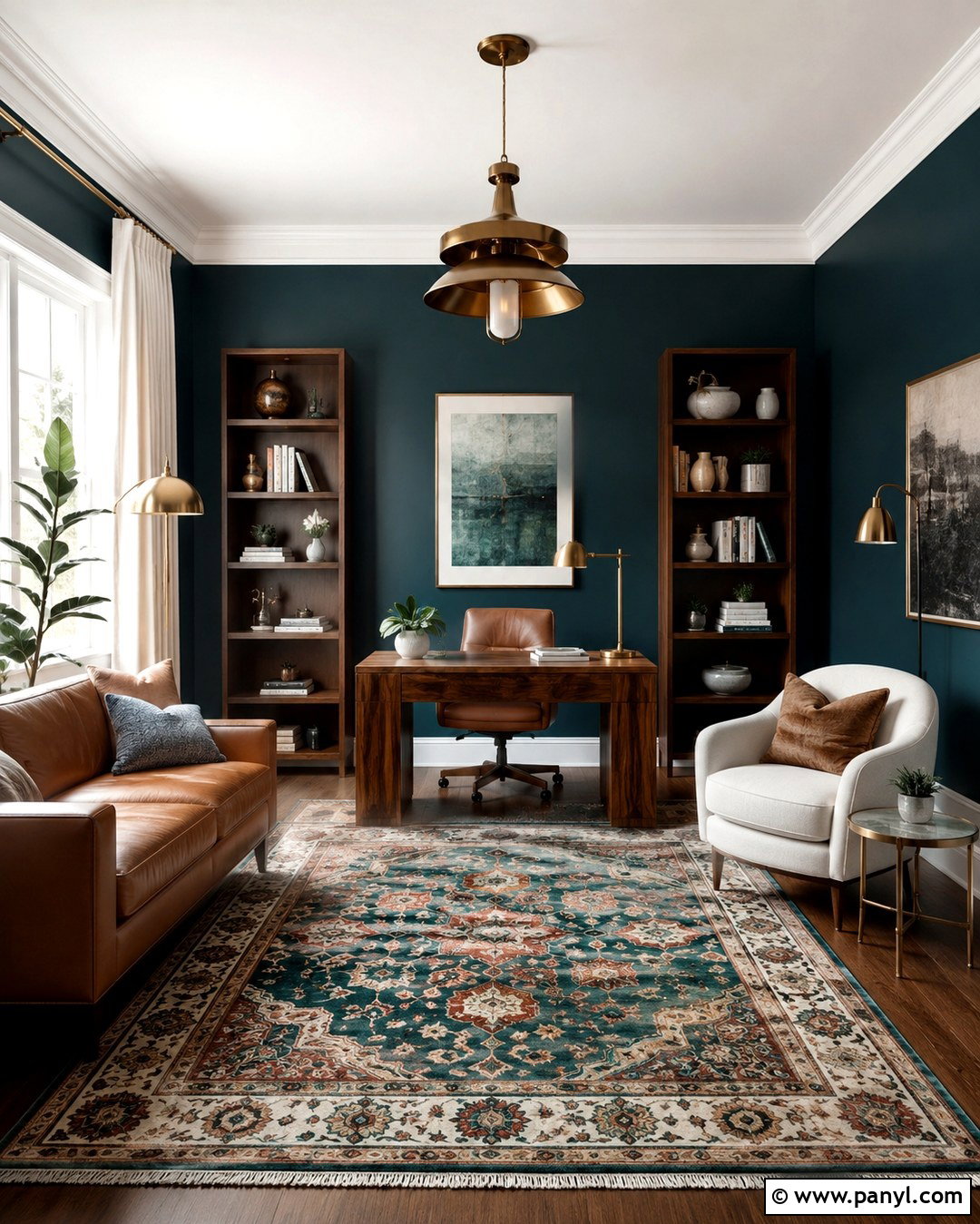 Deep Teal Pearl Accent Walls - 20 Pearl Paint Colors For Walls