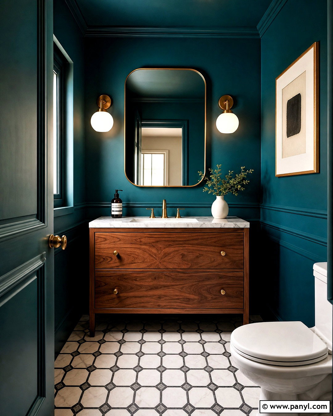 Deep Teal Small Room Paint - 20 small room paint ideas