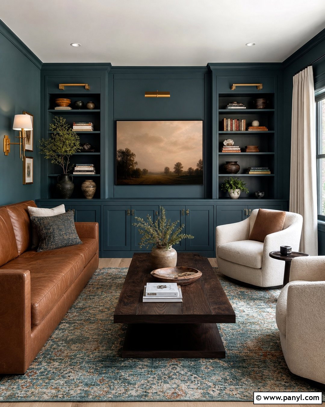 Deep Teal Wall Color - 50 wall color ideas