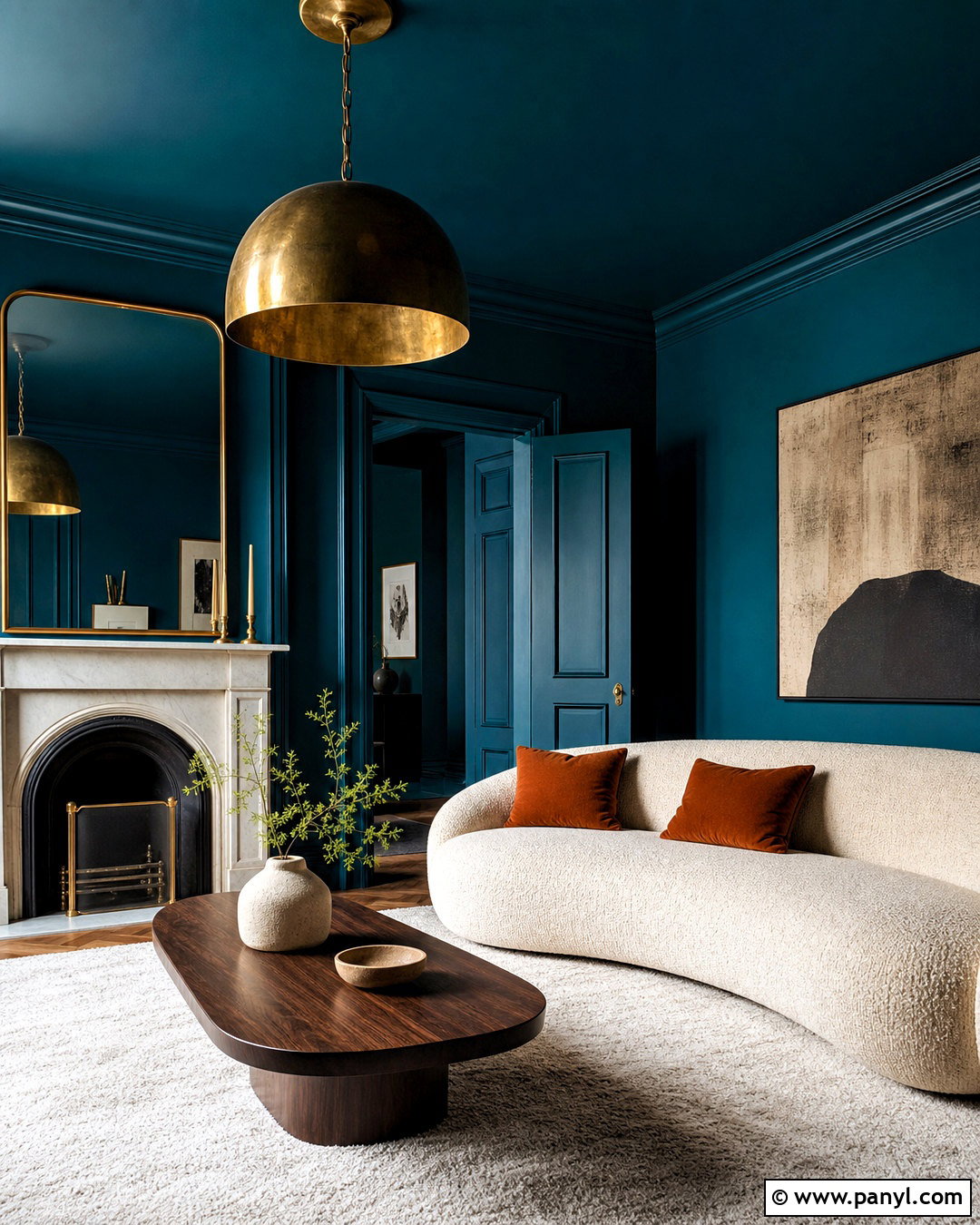 Deep Teal Wall Paint - 20 wall paint colour ideas