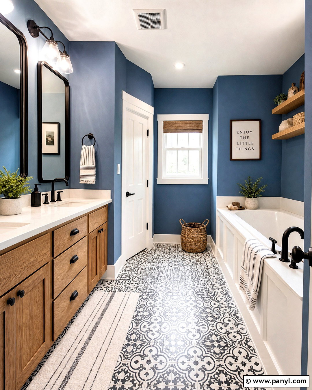 Denim Blue Bathroom Paint - 20 blue paint colors for bathroom ideas