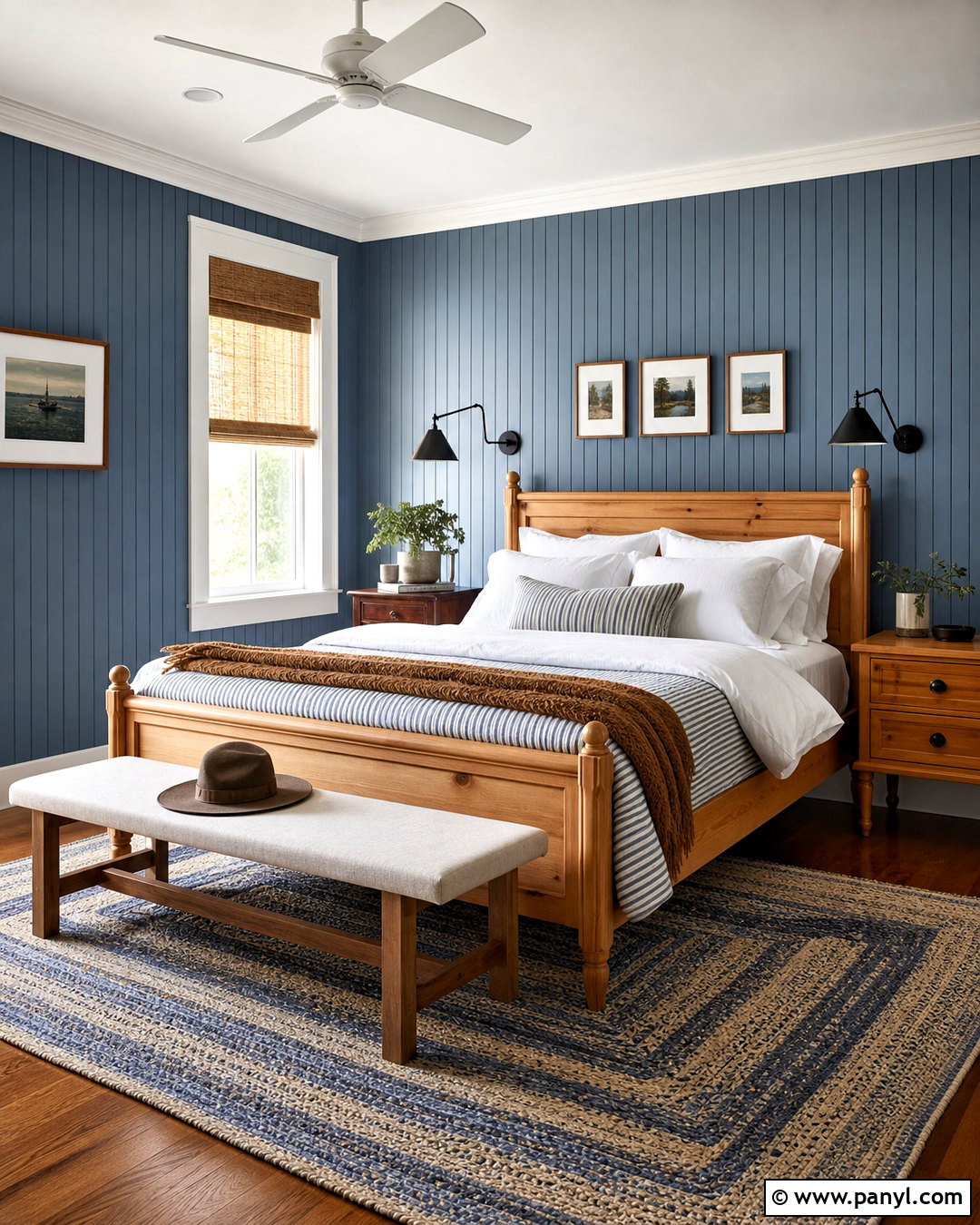 Denim Blue Bedroom - 20 blue paint colors for bedroom ideas