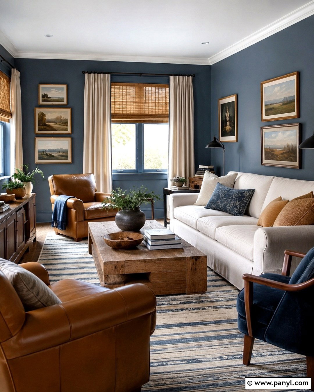 Denim Blue Wall Paint Color - 20 Cool Wall Paint Colors