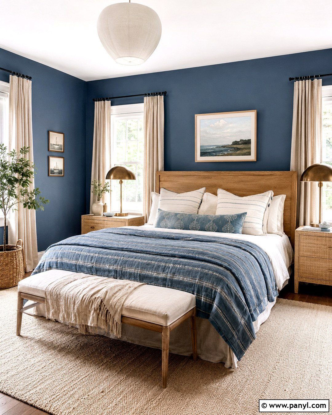 Denim Blue Walls - 20 Beachy Wall Colors