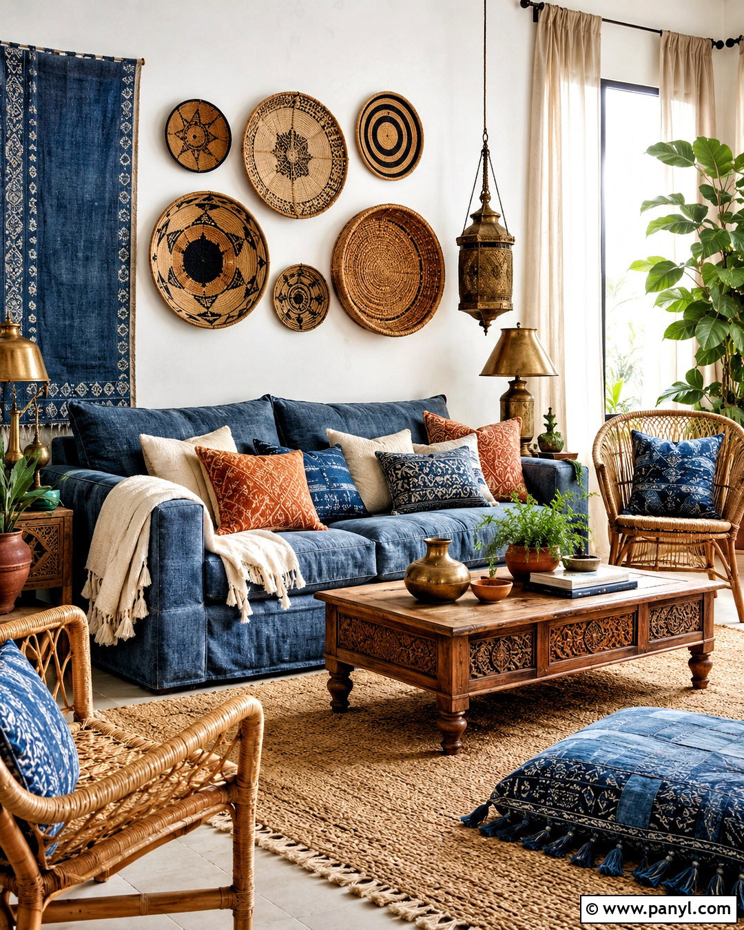 Denim Boho Room - 20 denim theme ideas
