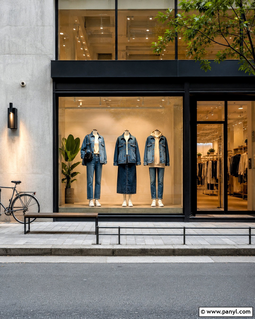 Denim City Street Window Display - 20 denim window display ideas