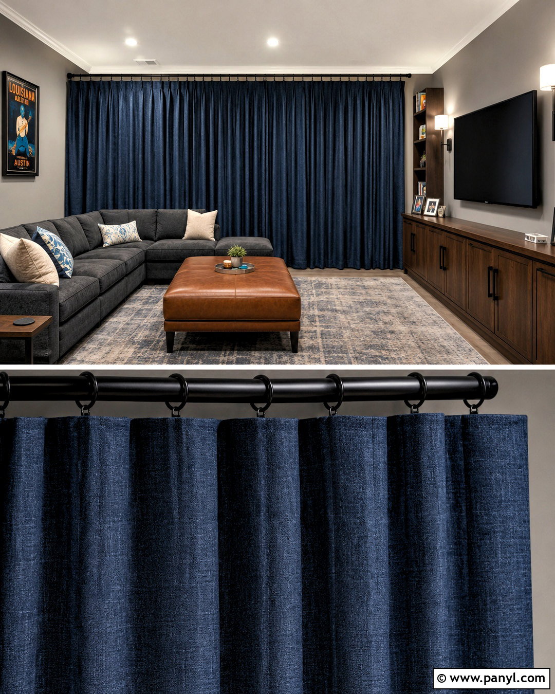 Denim Curtains For Media Room - 20 denim curtains