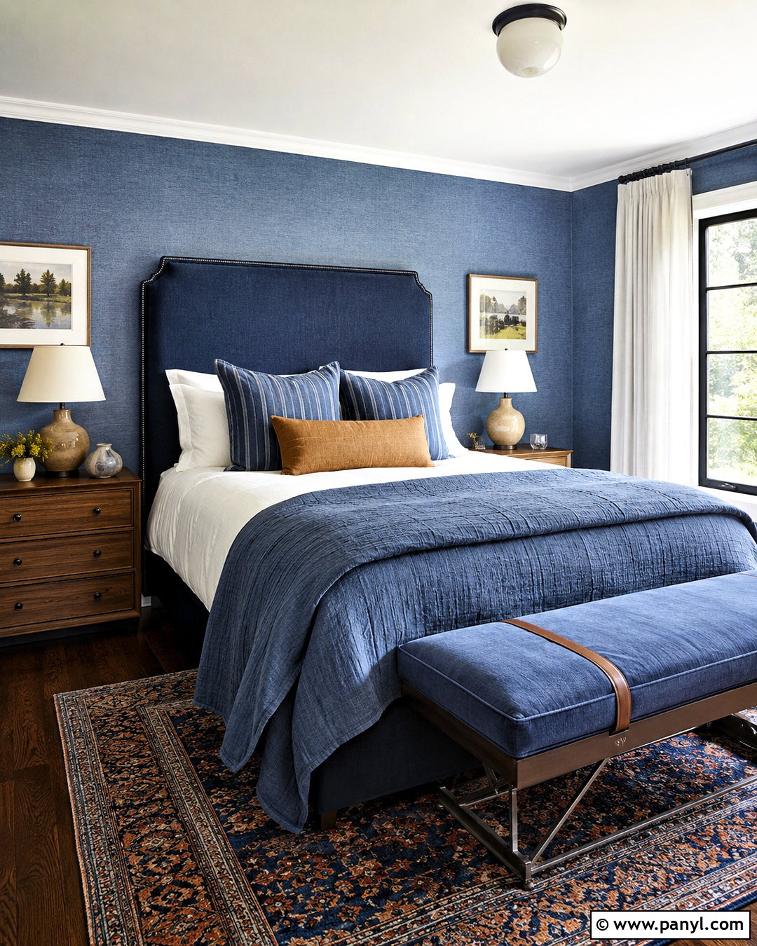 Denim Guest Bedroom - 20 denim theme ideas