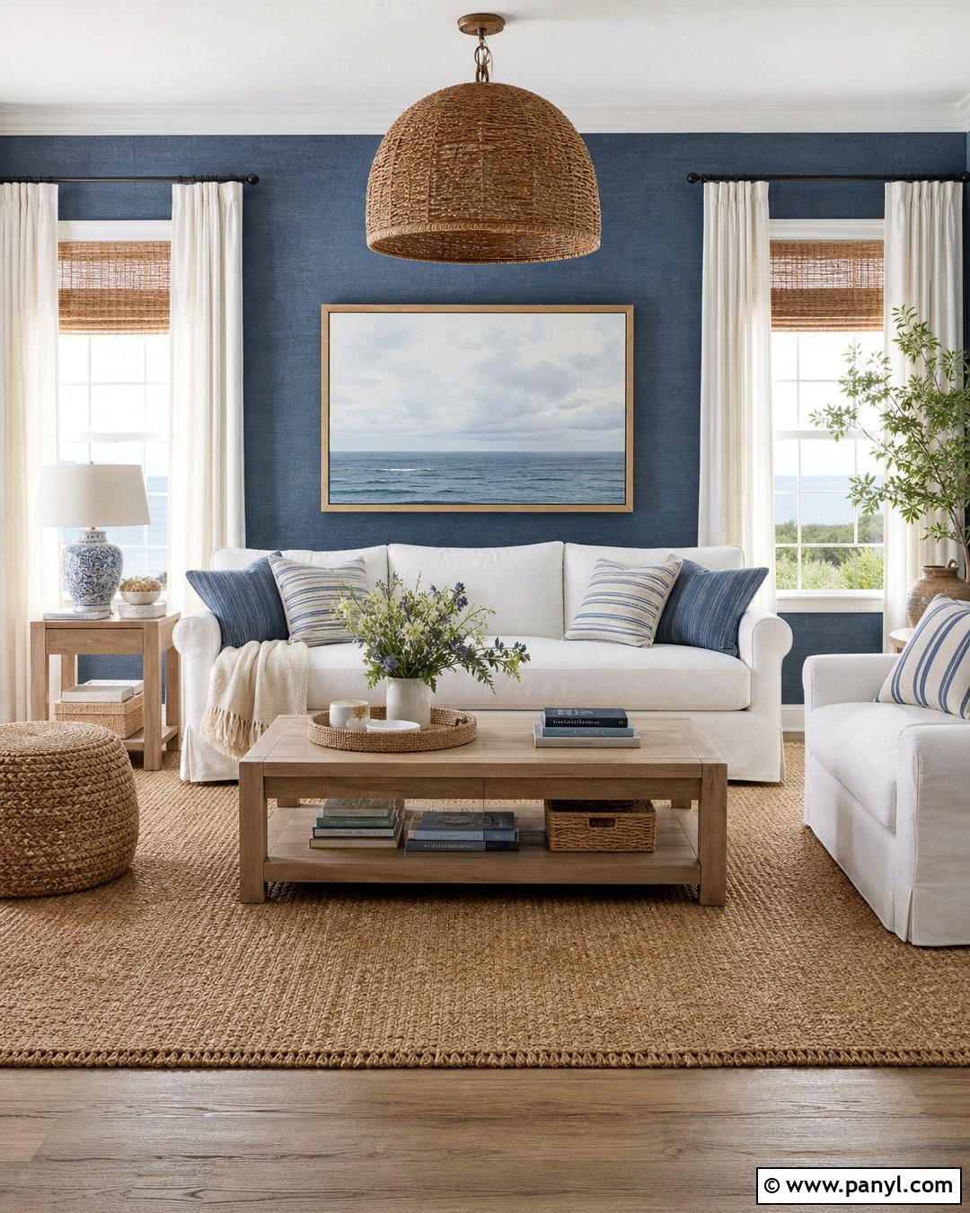 Denim Wall Coastal Room - 35 denim wall ideas