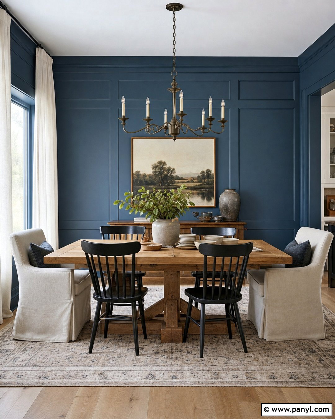 Denim Wall Farmhouse Room - 35 denim wall ideas
