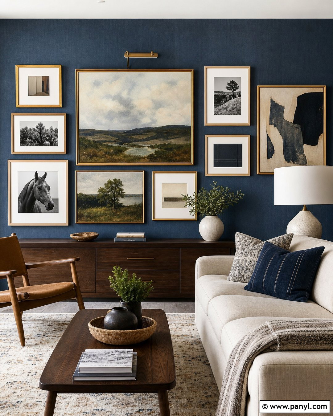 Denim Wall Gallery Display - 35 denim wall ideas