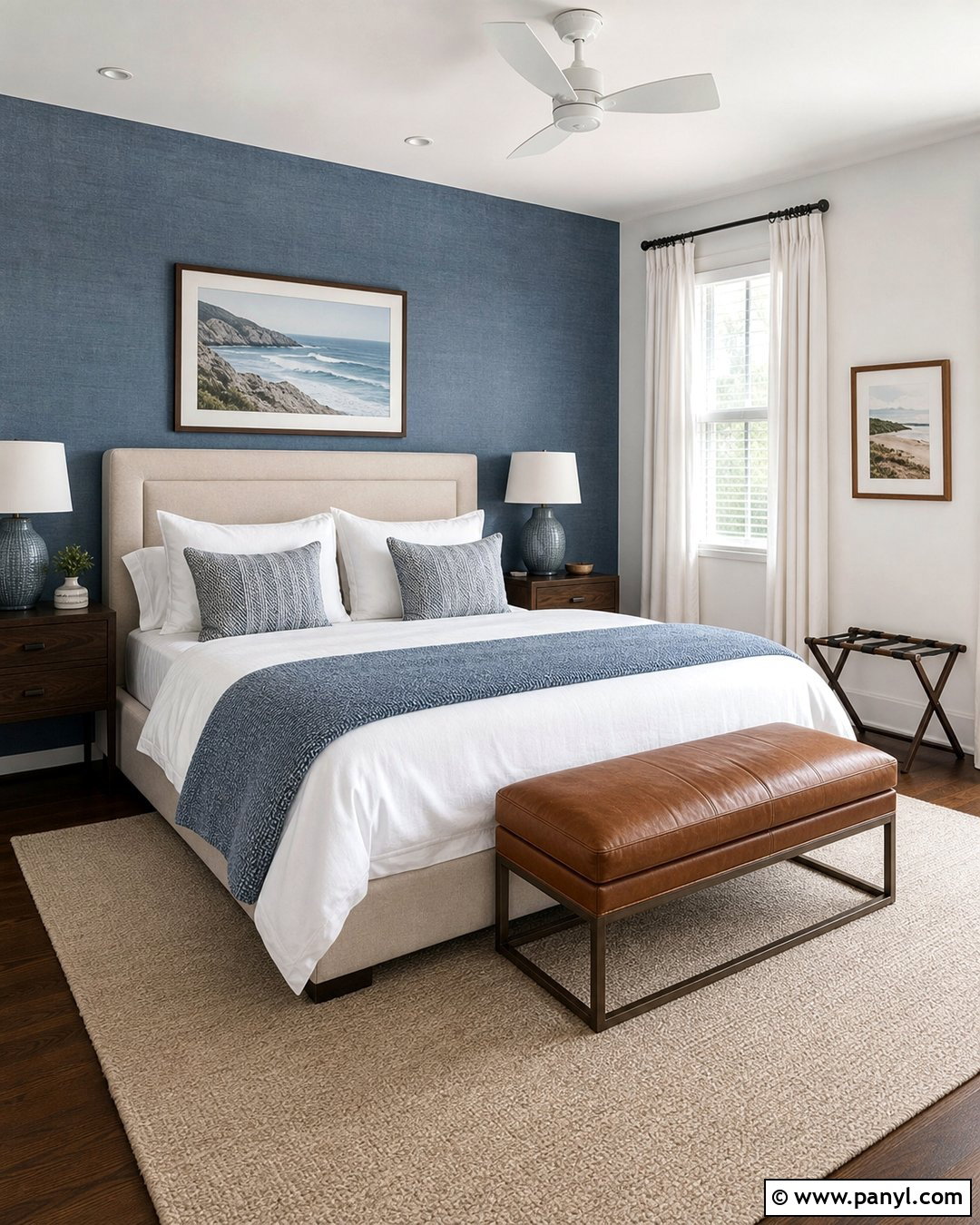 Denim Wall Guest Bedroom - 35 denim wall ideas