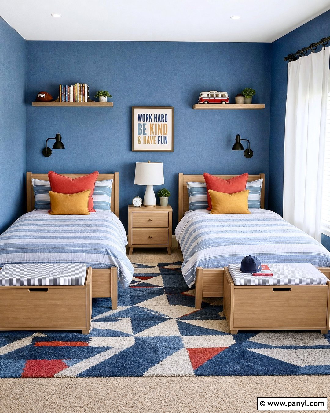 Denim Wall Kids Bedroom - 35 denim wall ideas