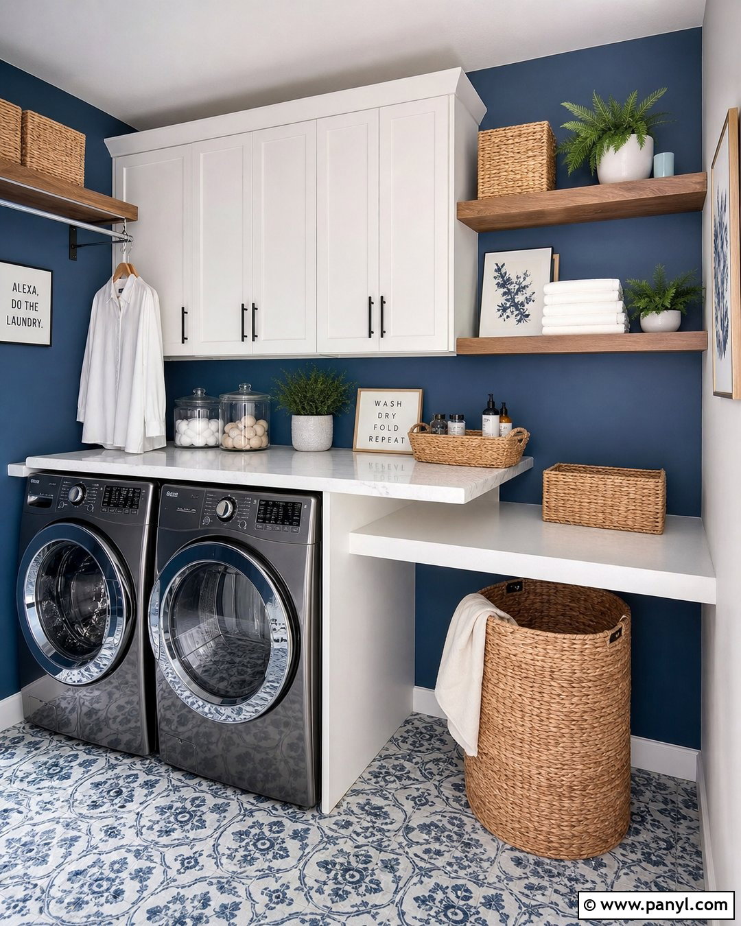 Denim Wall Laundry Room - 35 denim wall ideas