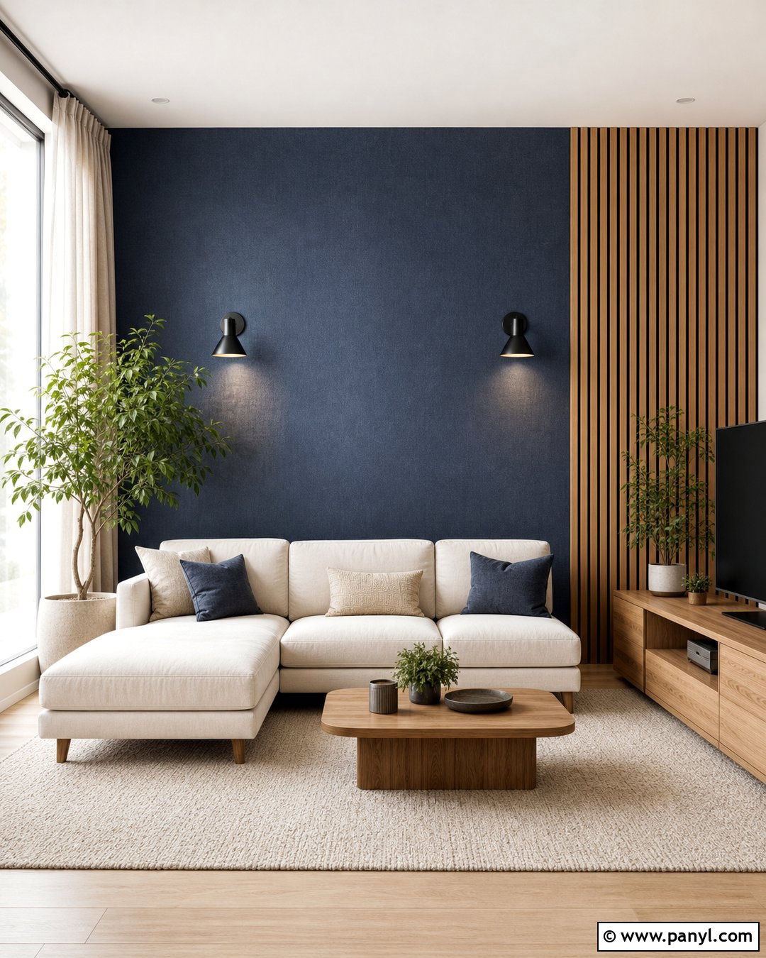 Denim Wall Wood Slats - 35 denim wall ideas